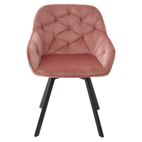 Стул GALE BLUVEL-52 PINK поворот.360 град., велюр М-City