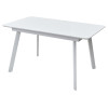 Стол АРУБА 140 БЕЛЫЙ стекло / БЕЛЫЙ М-City