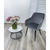 Стул BRANDY BLUVEL-14 серый/ черный каркас, М-City