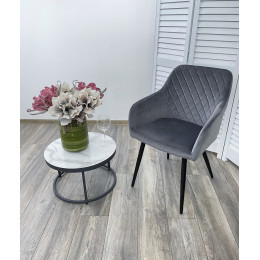 Стул BRANDY BLUVEL-14 серый/ черный каркас, М-City
