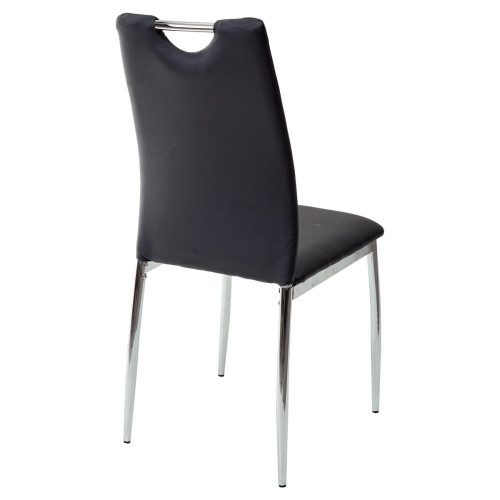 Стул COMFORT 999 PU#605 черный, экокожа М-City