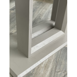 Стол Тетрис 120 Белый, стекло / Латте М-City