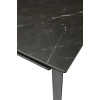 Стол CREMONA 160 KL-135 Темно-серый мрамор матовый / черный каркас М-City