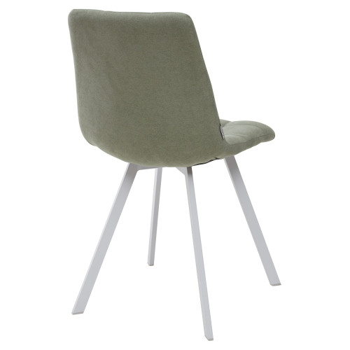 Стул CHILLI SQUARE UF860-11B мятный, ткань/ белый каркас М-City