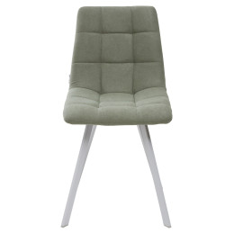 Стул CHILLI SQUARE UF860-11B мятный, ткань/ белый каркас М-City