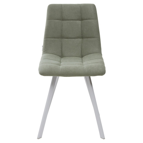 Стул CHILLI SQUARE UF860-11B мятный, ткань/ белый каркас М-City