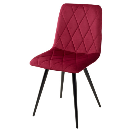 Стул CHILLI-X ВИННЫЙ #16, велюр / черный каркас М-City