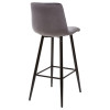 Барный стул LECCO UF910-05 DARK GREY, велюр М-City