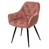 Стул HOLLA BLUVEL-52 PINK, велюр M-City