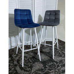 Барный стул LECCO UF910-05 DARK GREY, велюр М-City