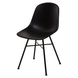 Стул BONNIE 292-CPP BLACK на металлическом каркасе М-City