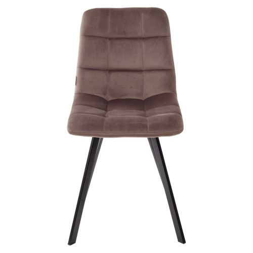 Стул CHILLI SQUARE BLUVEL-38 LATTE, велюр М-City