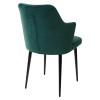 Стул HERMAN ЗЕЛЕНЫЙ #19, велюр / черный каркас М-City