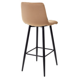 Барный стул DERRY G108-72 тоффи, велюр М-City