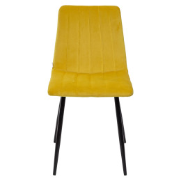 Стул DUBLIN G108-22 золотая осина/ черный каркас, велюр М-City