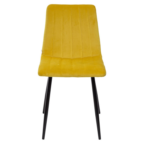 Стул DUBLIN G108-22 золотая осина/ черный каркас, велюр М-City