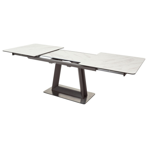 Стол OSVALD 160 MARBLES KL-99 Белый мрамор, итальянская керамика М-City