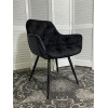 Стул MALTA BLUVEL-19 BLACK, велюр M-City