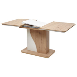 Стол SIRIUS Дуб Артисан/ Белый 120 М-City