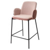 Полубарный стул NYX (H=65cm) VF109 розовый / VF110 брусничный М-City