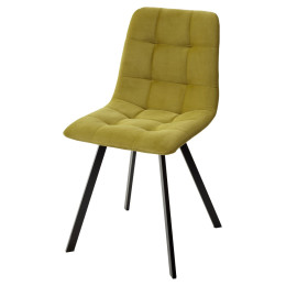 Стул CHILLI-Q SQUARE оливковый #H25, велюр / черный каркас М-City