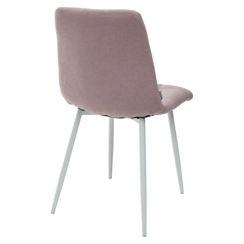 Стул CHILLI UF860-04B сиреневый, ткань/ белый каркас М-City