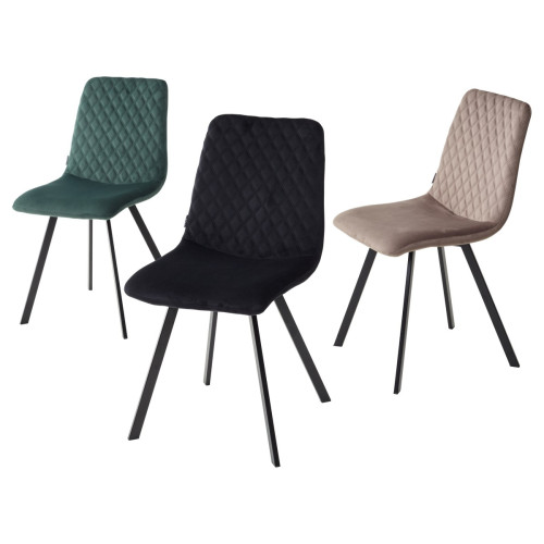 Стул DAIQUIRI BLUVEL-78 GREEN, велюр М-City