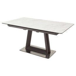 Стол OSVALD 160 MARBLES KL-99 Белый мрамор, итальянская керамика М-City