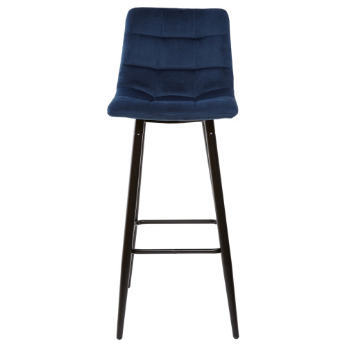 Барный стул LECCO UF910-18 NAVY BLUE, велюр М-City
