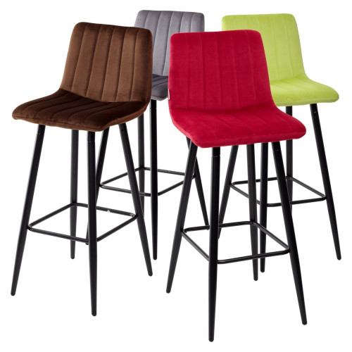 Барный стул DERRY G108-26 стебелек перца, велюр М-City