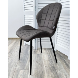 Стул FLOWER COWBOY-#104 темно-серый, ткань микрофибра М-City