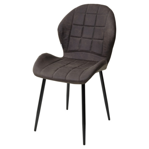 Стул FLOWER COWBOY-#104 темно-серый, ткань микрофибра М-City