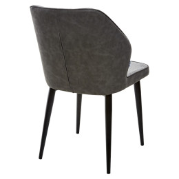 Стул SEATTLE TRF-08 теплый серый, ткань/ RU-07 серая сталь, PU М-City