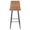 Барный стул DERRY G108-72 тоффи, велюр М-City