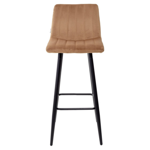 Барный стул DERRY G108-72 тоффи, велюр М-City
