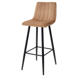 Барный стул DERRY G108-72 тоффи, велюр М-City