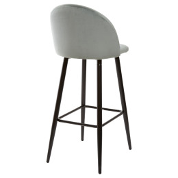 Барный стул MALIBU пудровый мятный, велюр G108-28 М-City