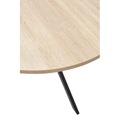 Стол ВЕГА D100 Дуб Бардолино/ черный каркас М-City