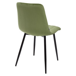 Стул DUBLIN G108-27 террариумный мох/ черный каркас, велюр М-City