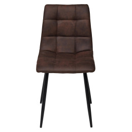 Стул CHILLI PK-03 коричневый, ткань микрофибра M-City