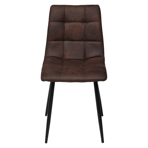 Стул CHILLI PK-03 коричневый, ткань микрофибра M-City