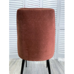 Стул NEPAL-P БРОНЗОВЫЙ ГЕКСАГОН, велюр 55/ 495/ черный каркас М-City