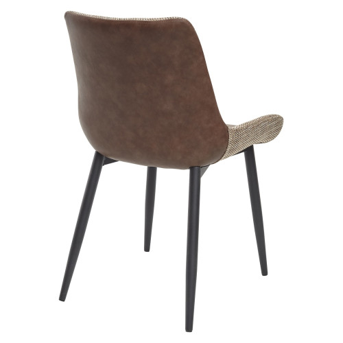 Стул BIARRITZ BROWN, ткань M-City