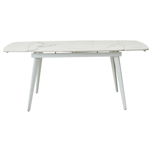 Стол ELIOT 120 GLOSS STATUARIO WHITE SINTERED STONE / WHITE М-City