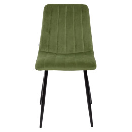 Стул DUBLIN G108-27 террариумный мох/ черный каркас, велюр М-City