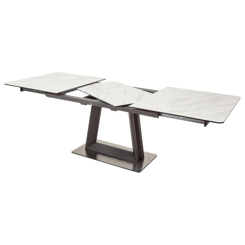 Стол OSVALD 160 MARBLES KL-99 Белый мрамор, итальянская керамика М-City