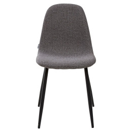 Стул LION антрацитовый меланж FC-09/ серый каркас М-City
