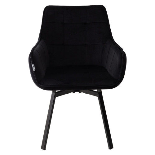 Стул MAVERICK BLUVEL-19 BLACK/ черный каркас, поворот.360 град. М-City