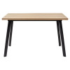 Стол ФИН 120 Дуб Канзас/ черный каркас М-City