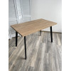 Стол ФИН 120 Дуб Канзас/ черный каркас М-City